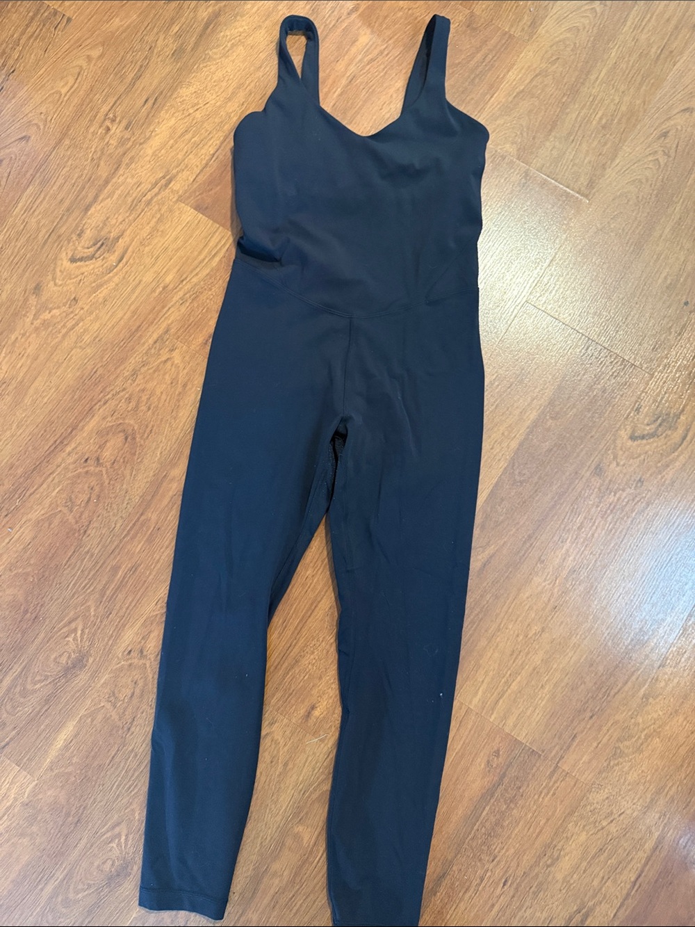 lululemon athletica Black Sleeveless Fitted Jumpsuit